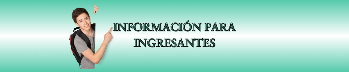 Banner información para ingresantes